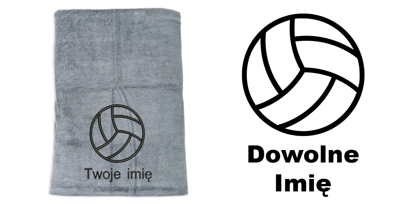 ręcznik szybkoschnący z mikrofibry dla siatkarza